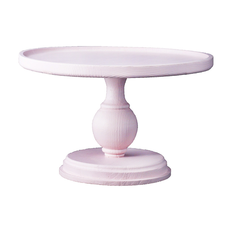 Підставка під торт дерев'яна рожева 24см DreamWood