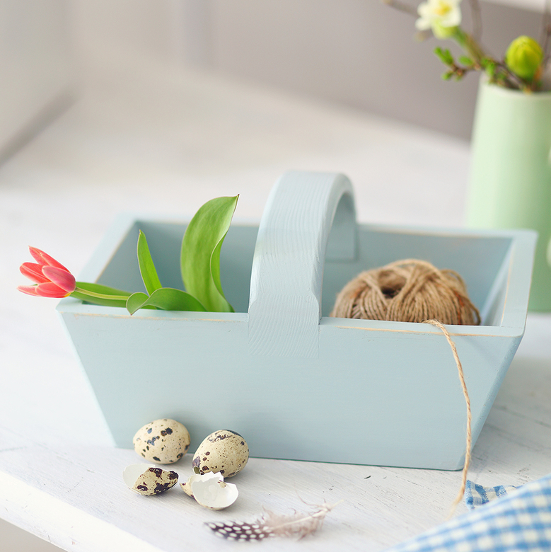 Корзинка дерев'яна голуба 24см DreamWood