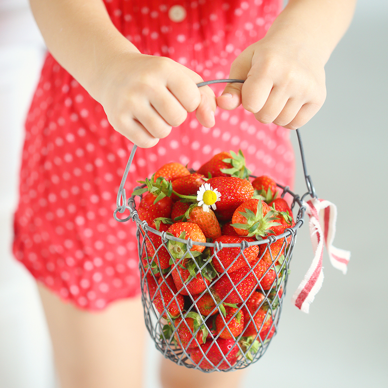 Корзинка металева з ручкою в ромбики Ib Laursen