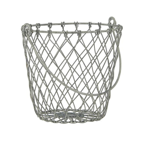 Корзинка металева з ручкою в ромбики Ib Laursen