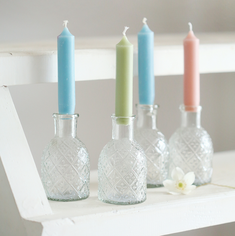 Пляшечка/підсвічник в ромбики 11см Ib Laursen