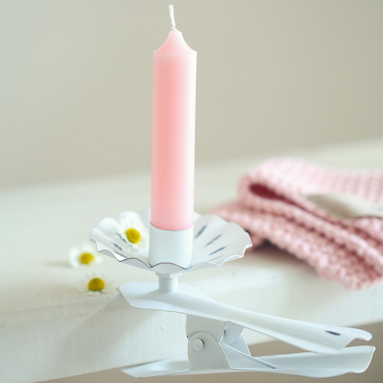 Підсвічник на прищіпці 16см білий Ib Laursen