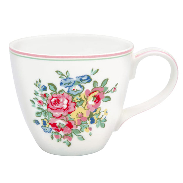 Чашка фарфорова 300мл Franka White GreenGate