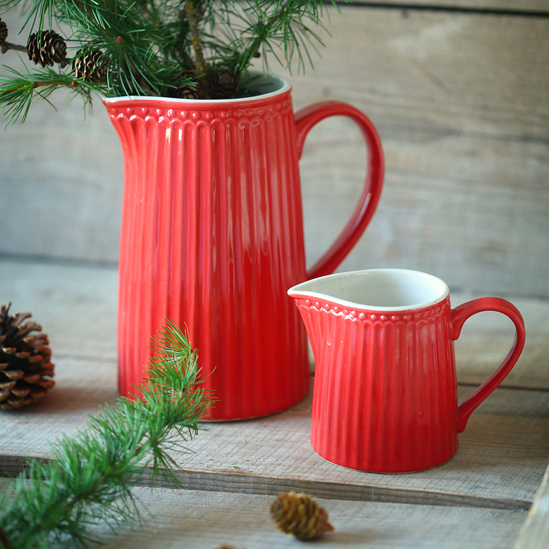 Глечик/молочник керамічний 250мл Alice Red GreenGate