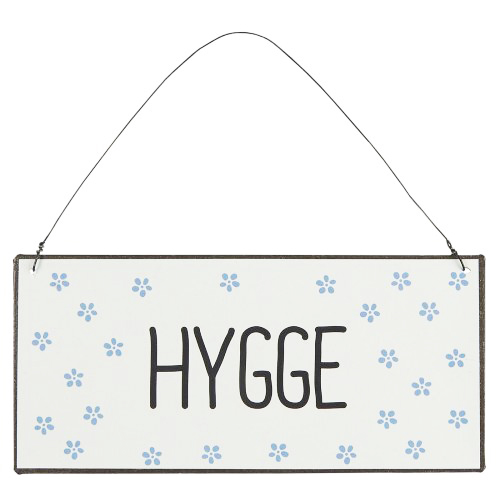 Табличка металева HYGGE біла Ib Laursen