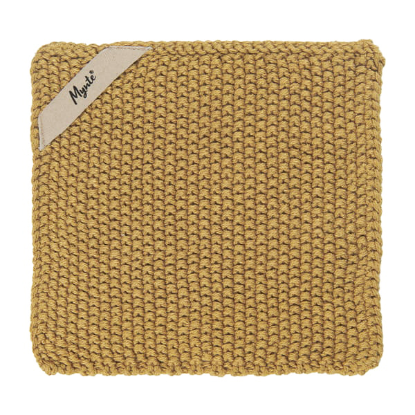 Прихватка в'язана бавовняна Mustard 21см Ib Laursen