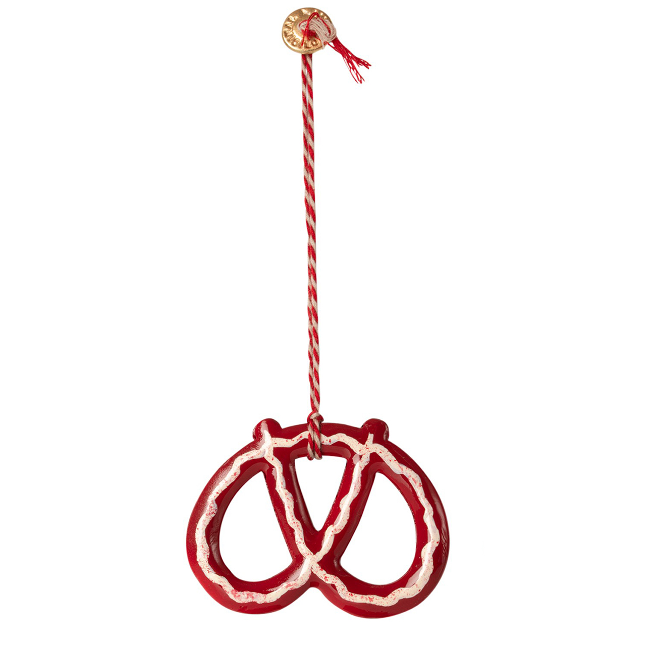 Підвіска ялинкова металева "Крендель" Maileg