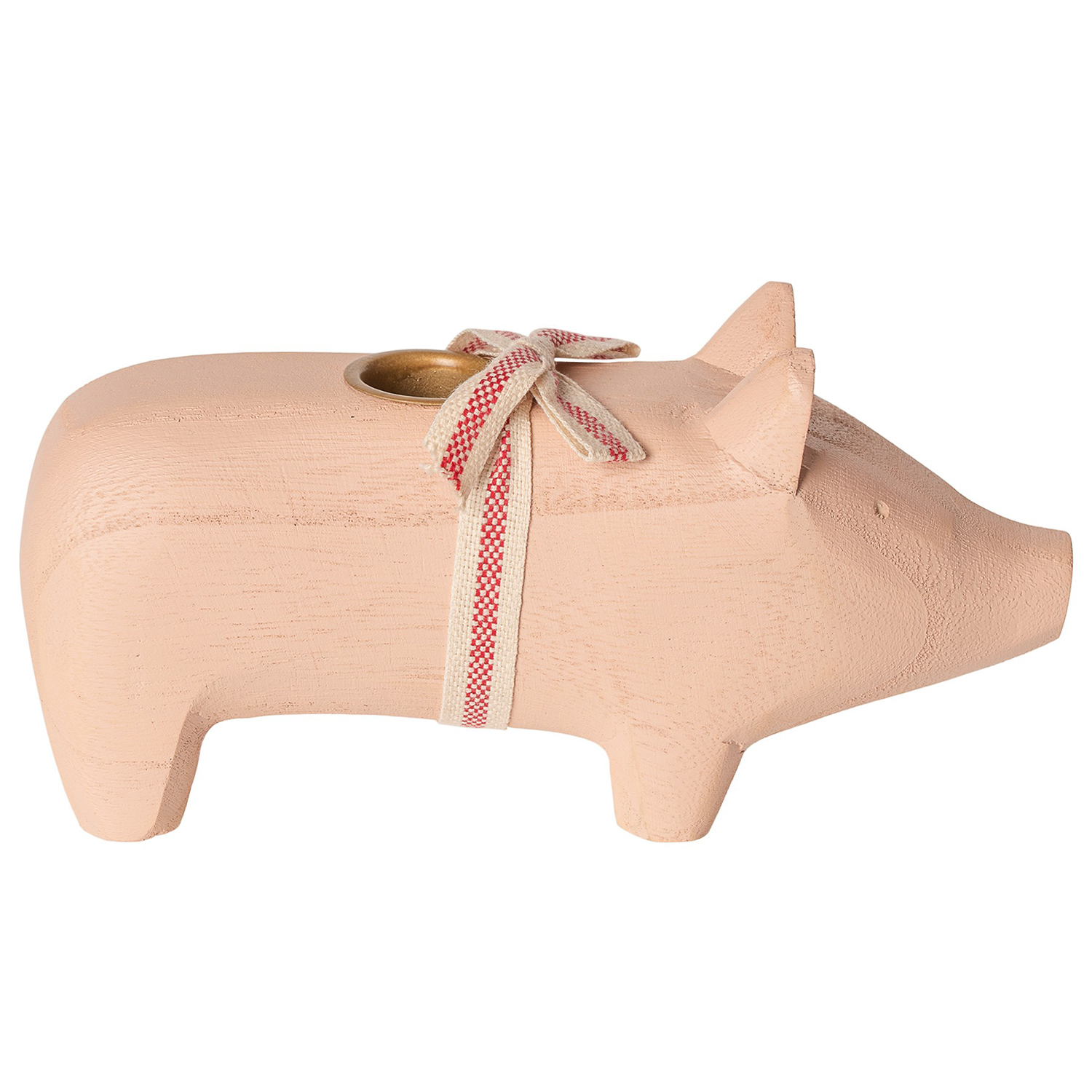 Підсвічник "Свинка" рожевий 18см Maileg