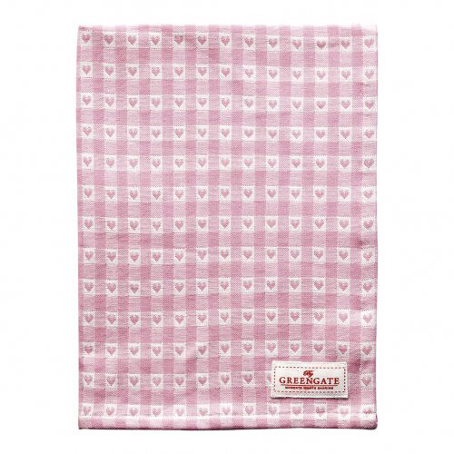 Рушник кухонний 50х70см Heart Petit Pale Pink GreenGate