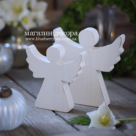 Набір фігурок "Ангели" дерев'яний 2шт DreamWood