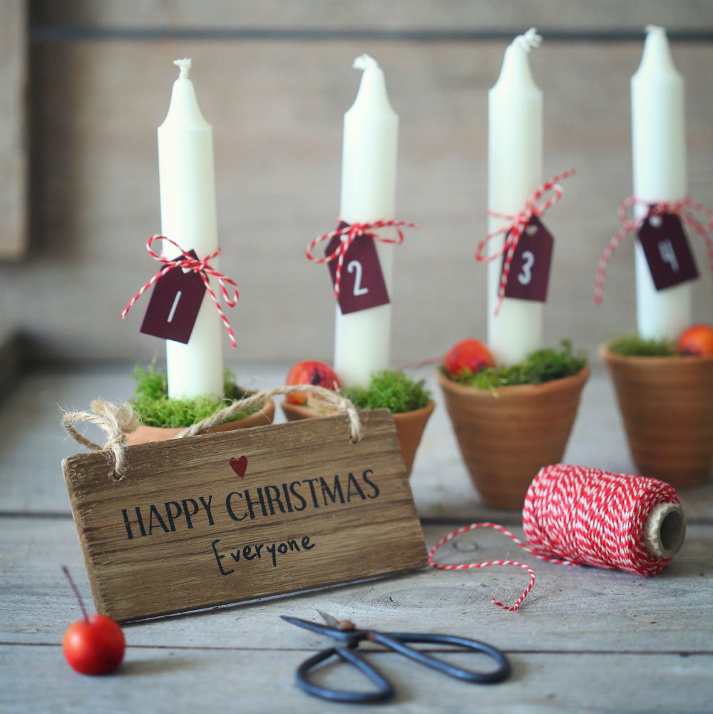 Табличка деревянная HAPPY CHRISTMAS Ib Laursen