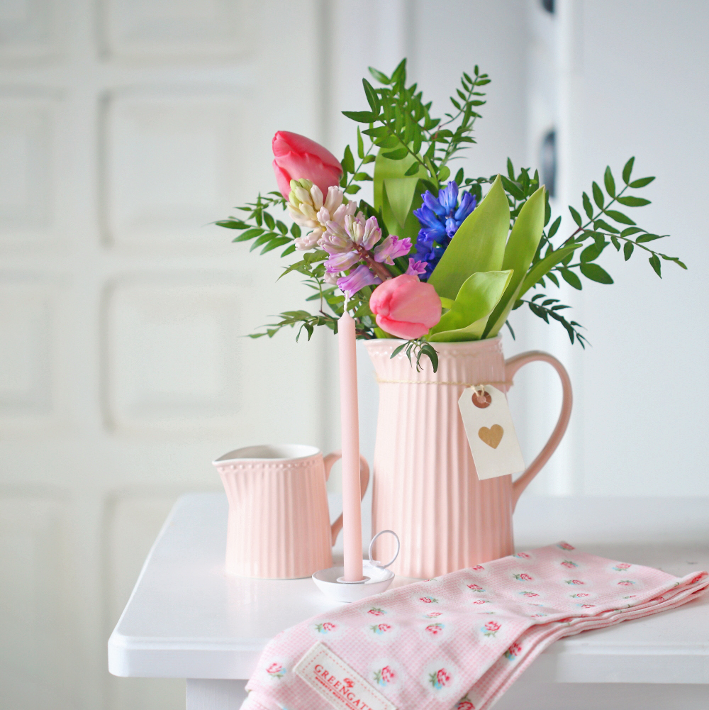 Глечик керамічний 1л Alice Pale Pink GreenGate