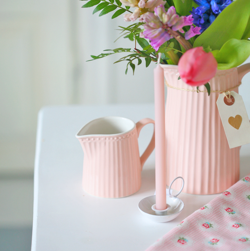 Глечик/молочник керамічний 250мл Alice Pale Pink GreenGate