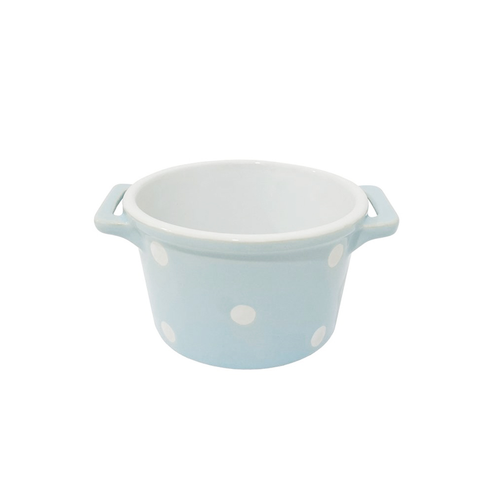 Форма для випікання голуба у горох кругла з ручками 13см Isabelle Rose