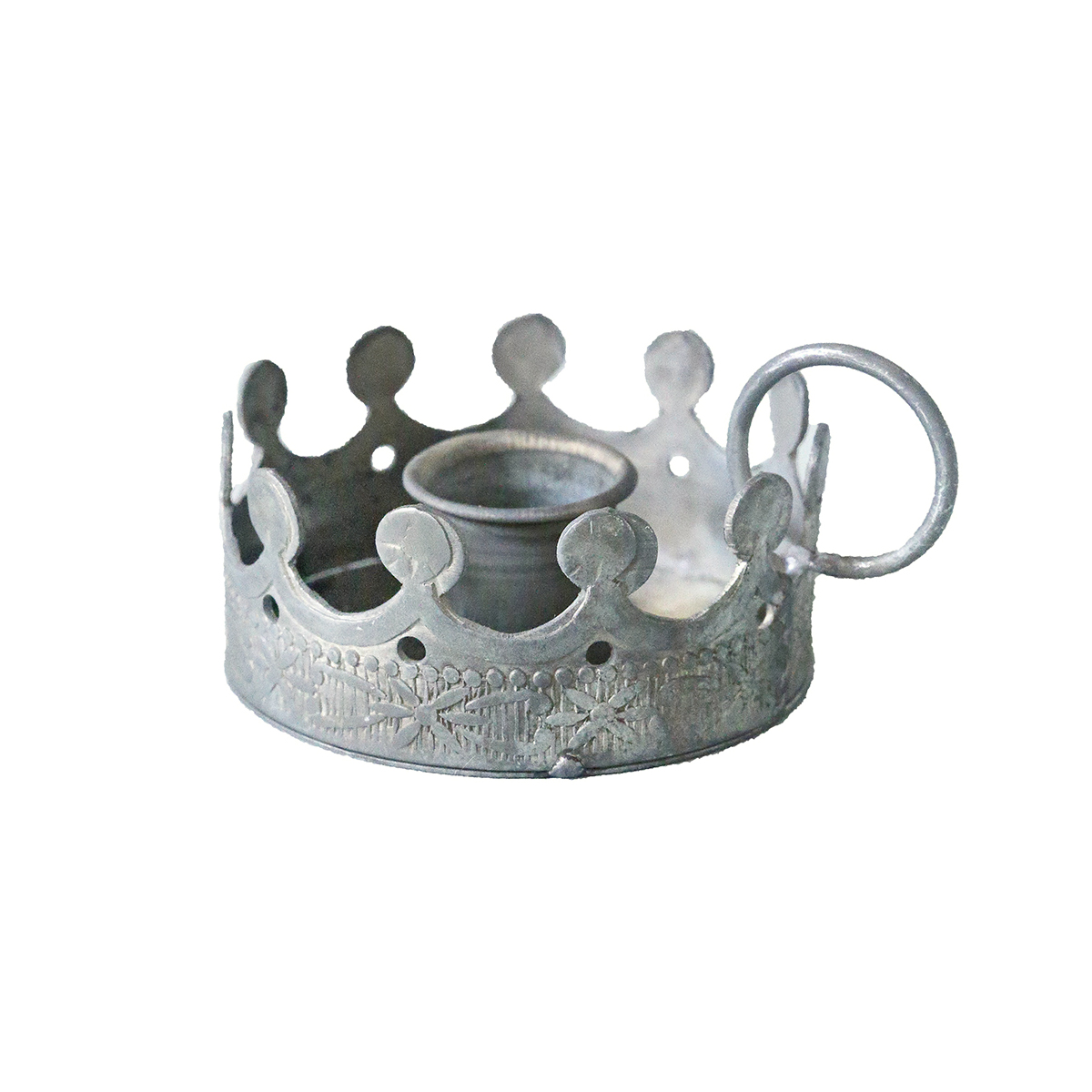 Підсвічник-корона оцинкований 7см Chic Antique