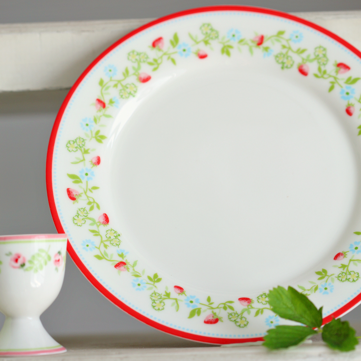 Тарілка фарфорова 20,5см Gloria White GreenGate