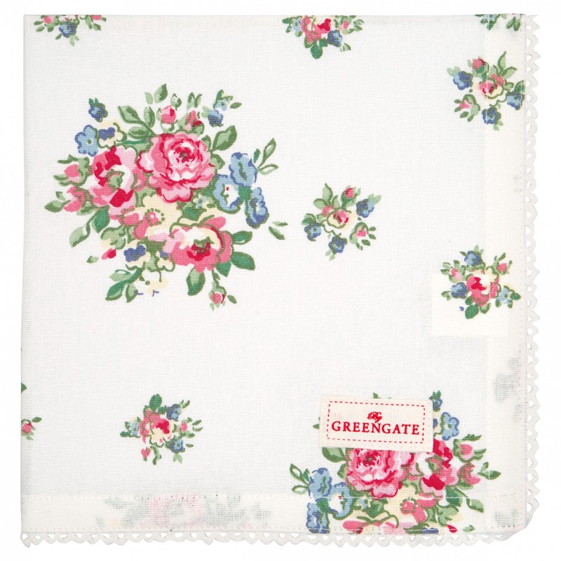 Серветка з мереживом 40х40см Franka White GreenGate