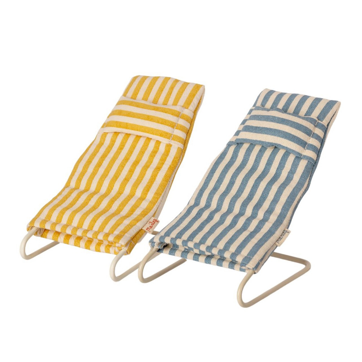 Набір пляжних шезлонгів для мишок Maileg