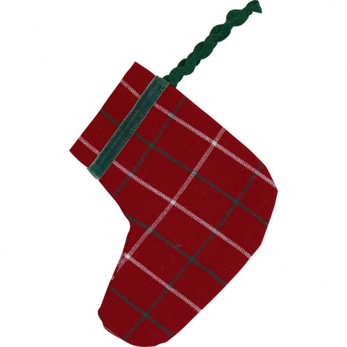 Чобіток для подарунків 18см Lyla Check Red GreenGate