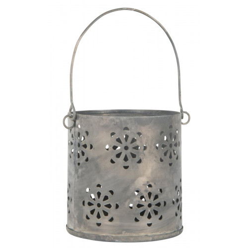 Підсвічник оцинкований 8см в квіточки Ib Laursen