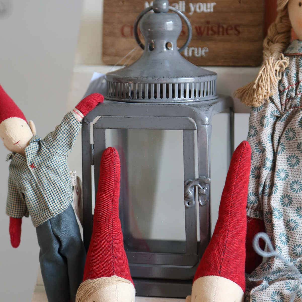 Ліхтар металевий 24см сірий Ib Laursen