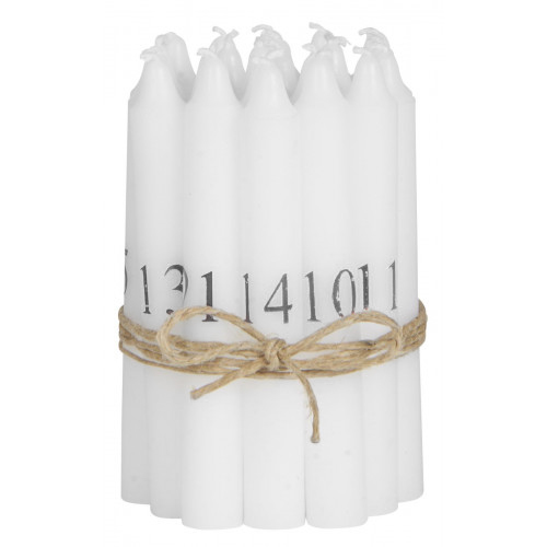 Свічки з номерками 24шт діаметром 1см Ib Laursen