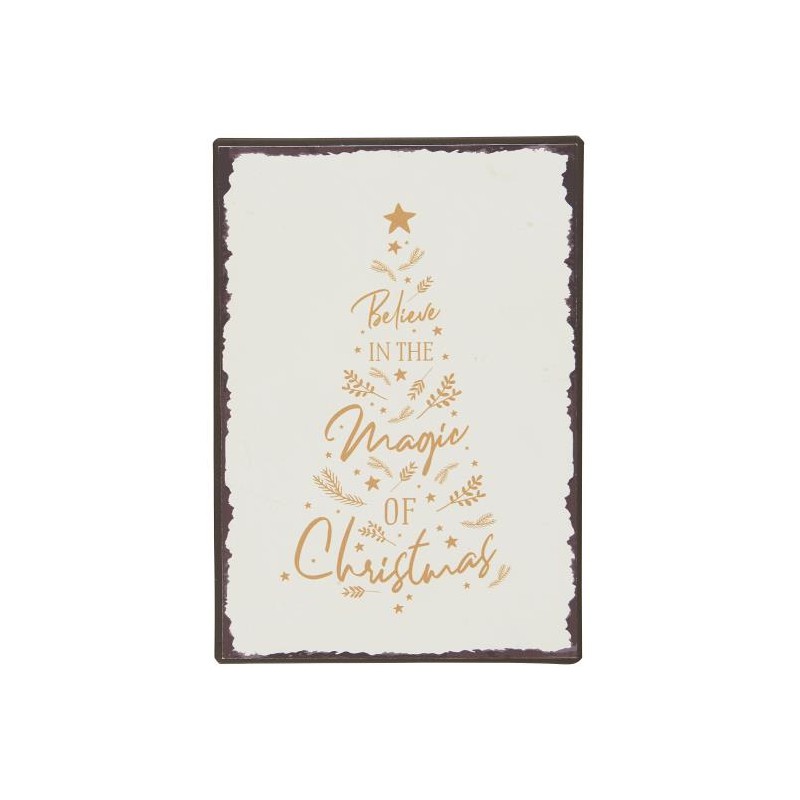 Табличка металева MAGIC OF CHRISTMAS 14х20см Ib Laursen