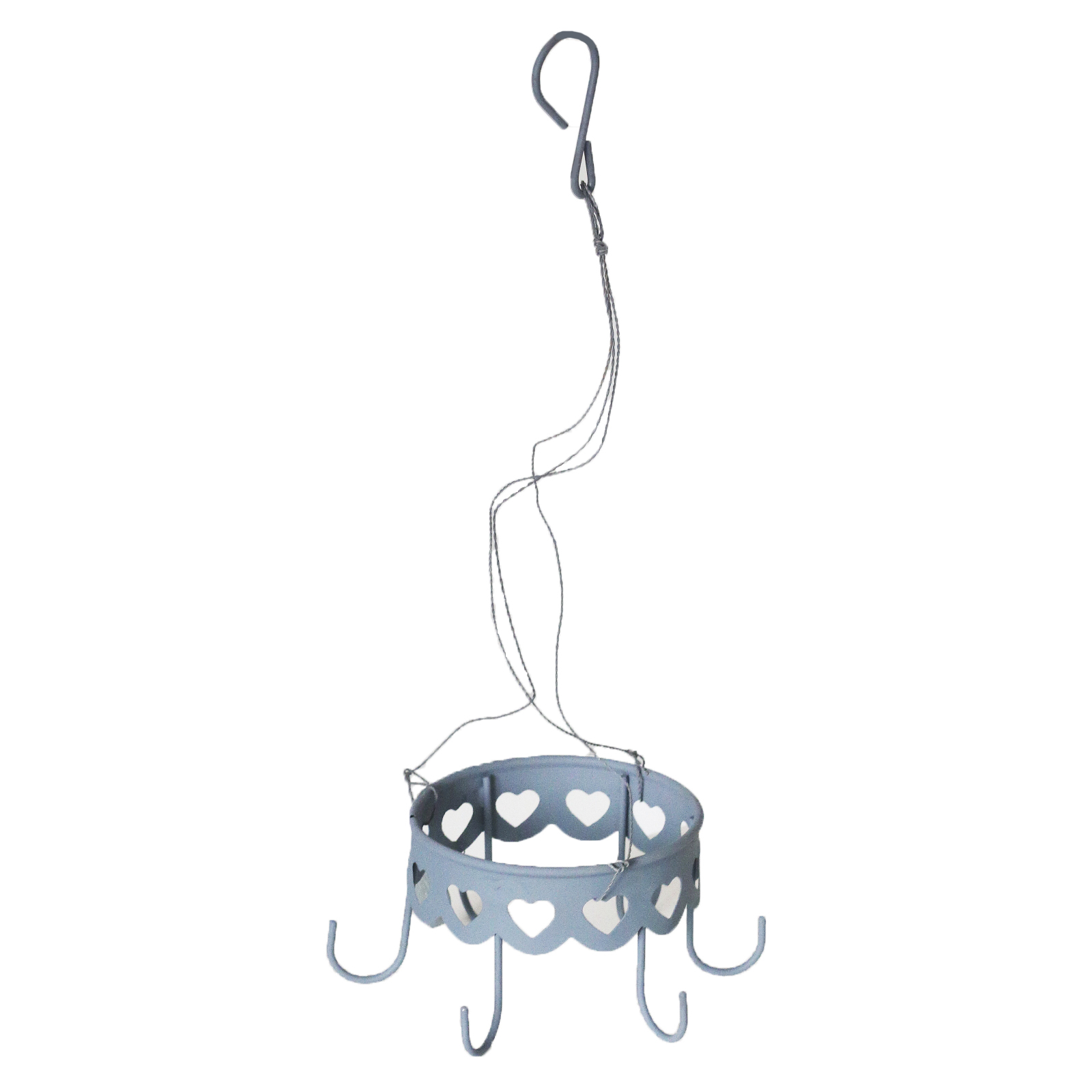 Підвіс на 6 гачків із сердечками 10см VL Home