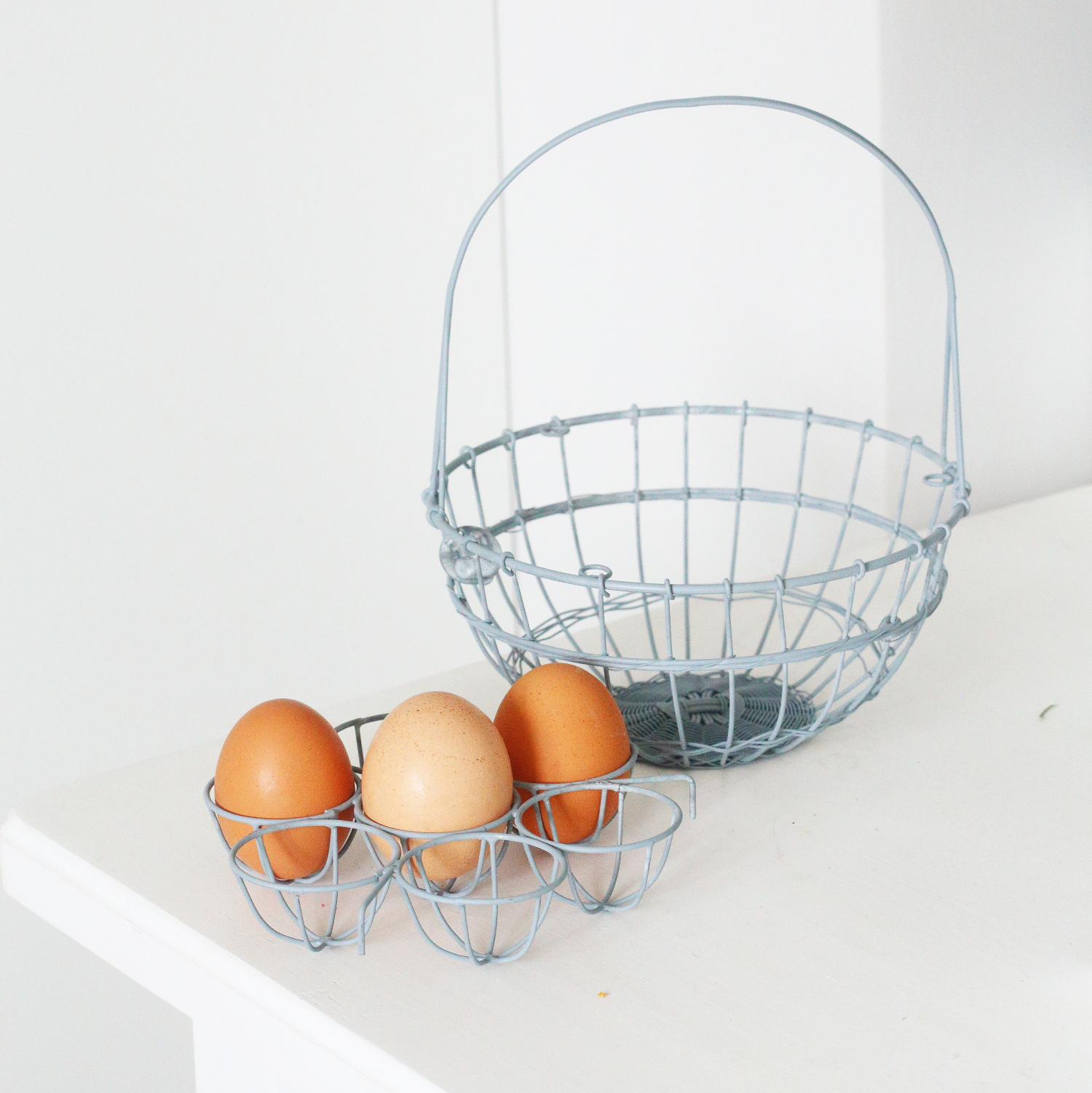 Комплект корзинка+підставка для яєць 18см VL Home