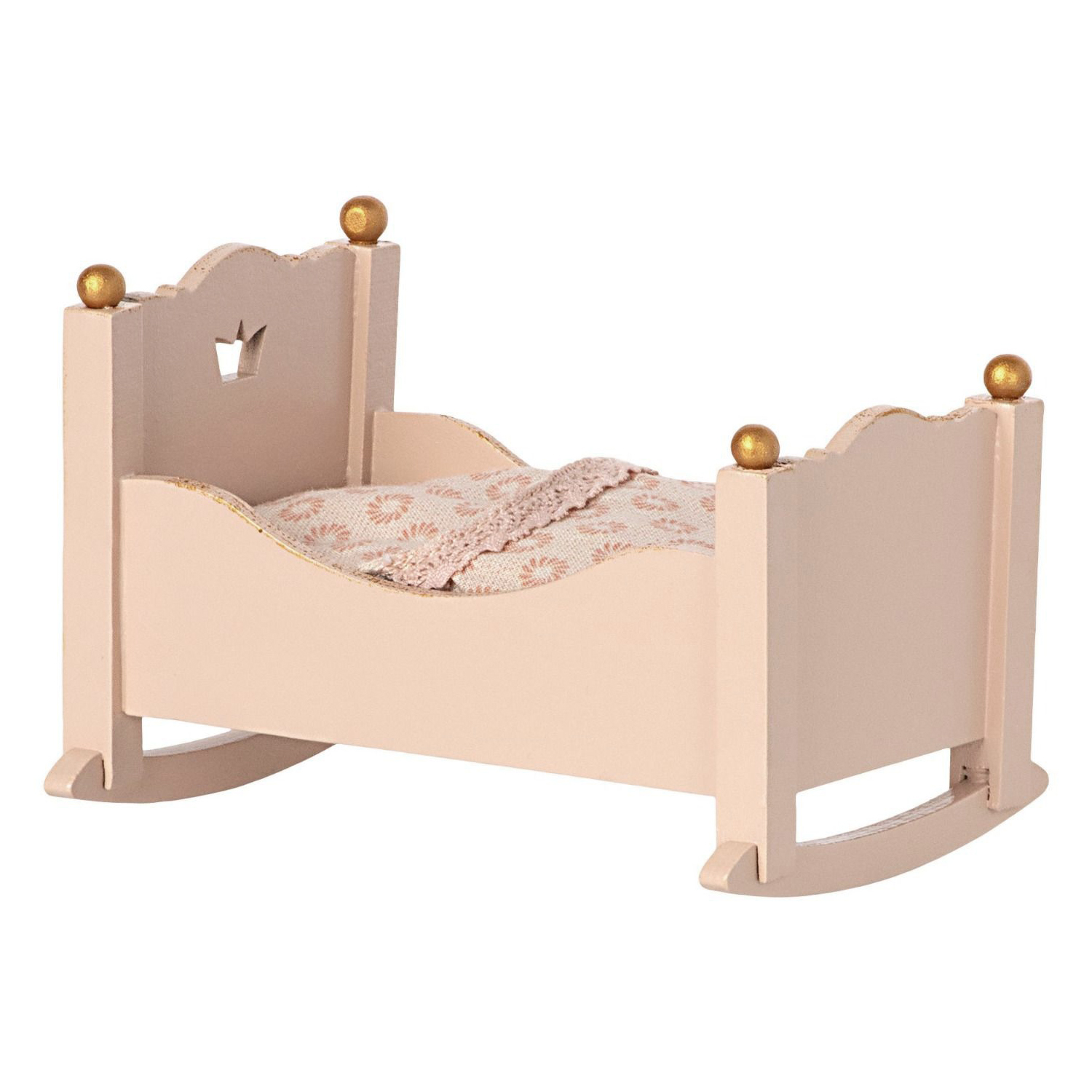 Колиска для новонароджених 6см рожева Maileg