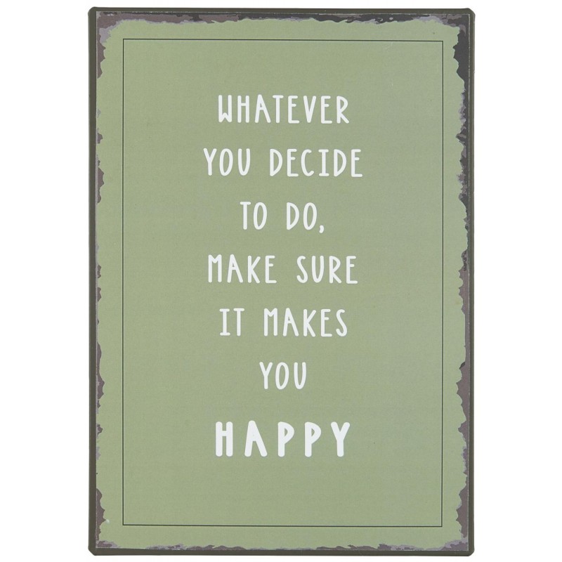 Табличка металева HAPPY 14х20см Ib Laursen