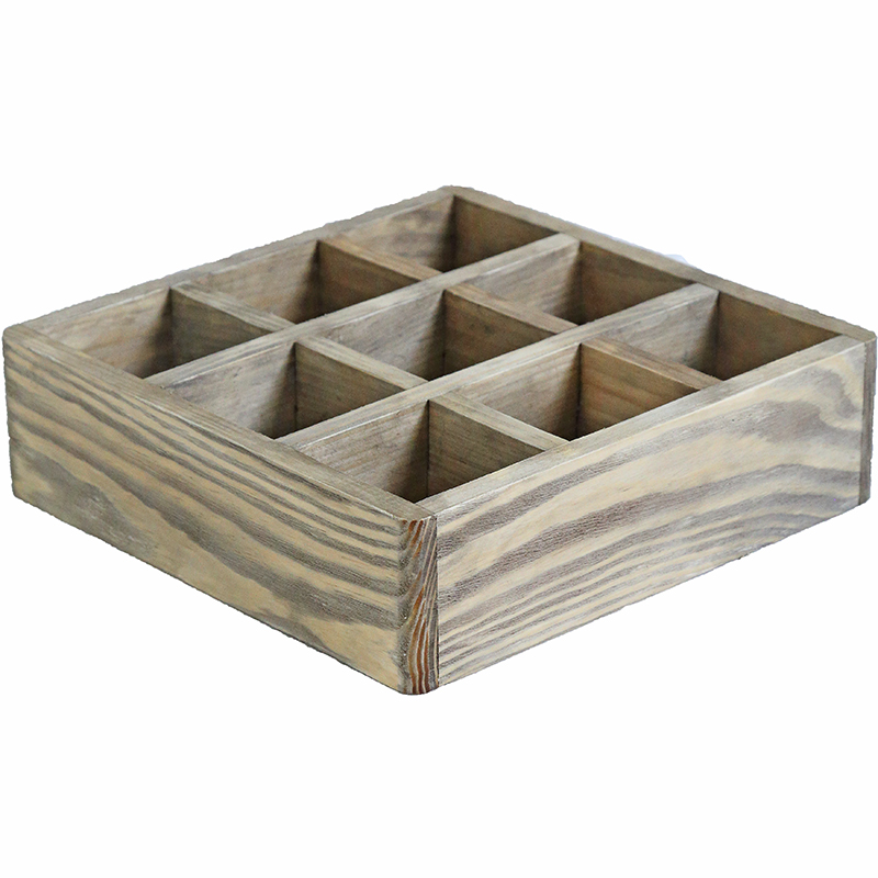 Ящичок зістарений 25x25см на 9 відділень DreamWood