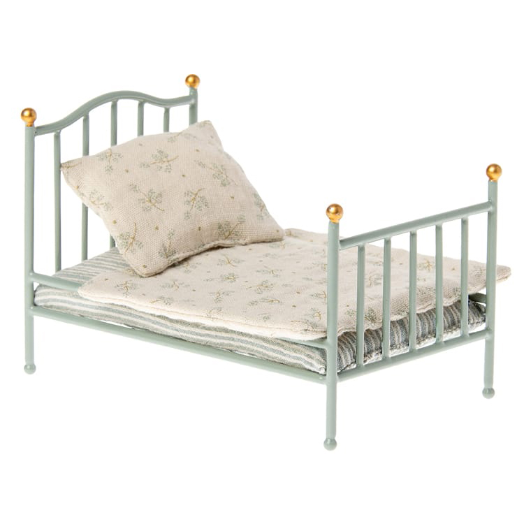 Ліжечко вінтажне 12,5см м'ятне Maileg