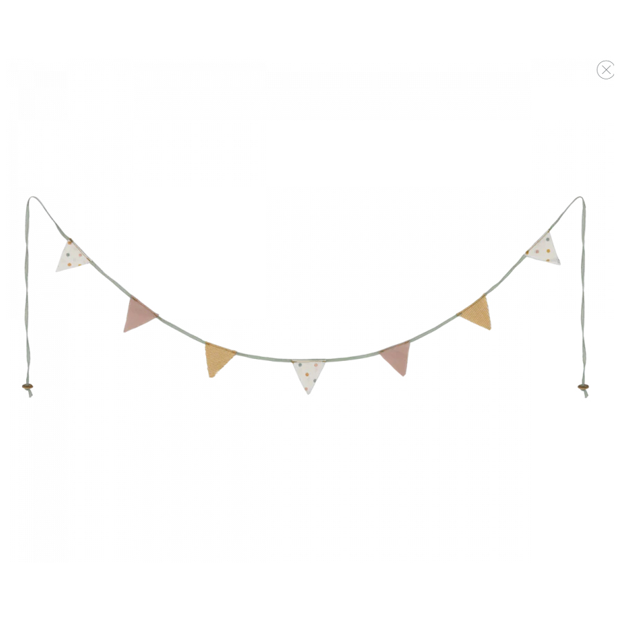 Гірлянда 85см із міні-прапорців 7шт Maileg