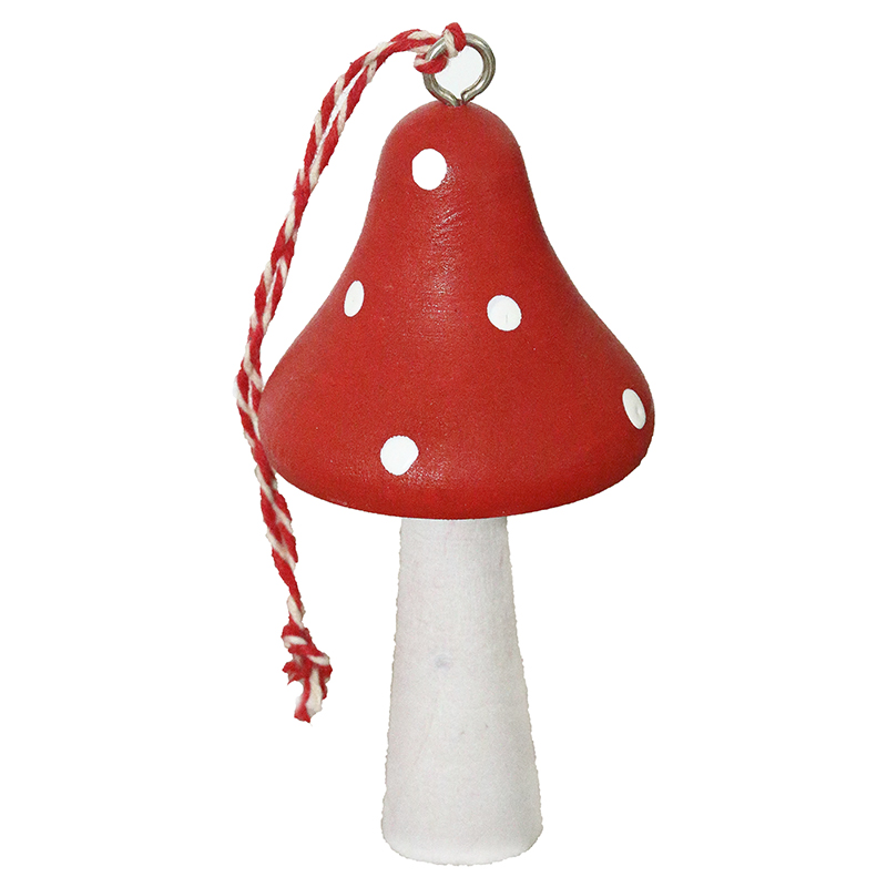 Підвіска "Мухомор" дерев'яна 4,5х9см DreamWood