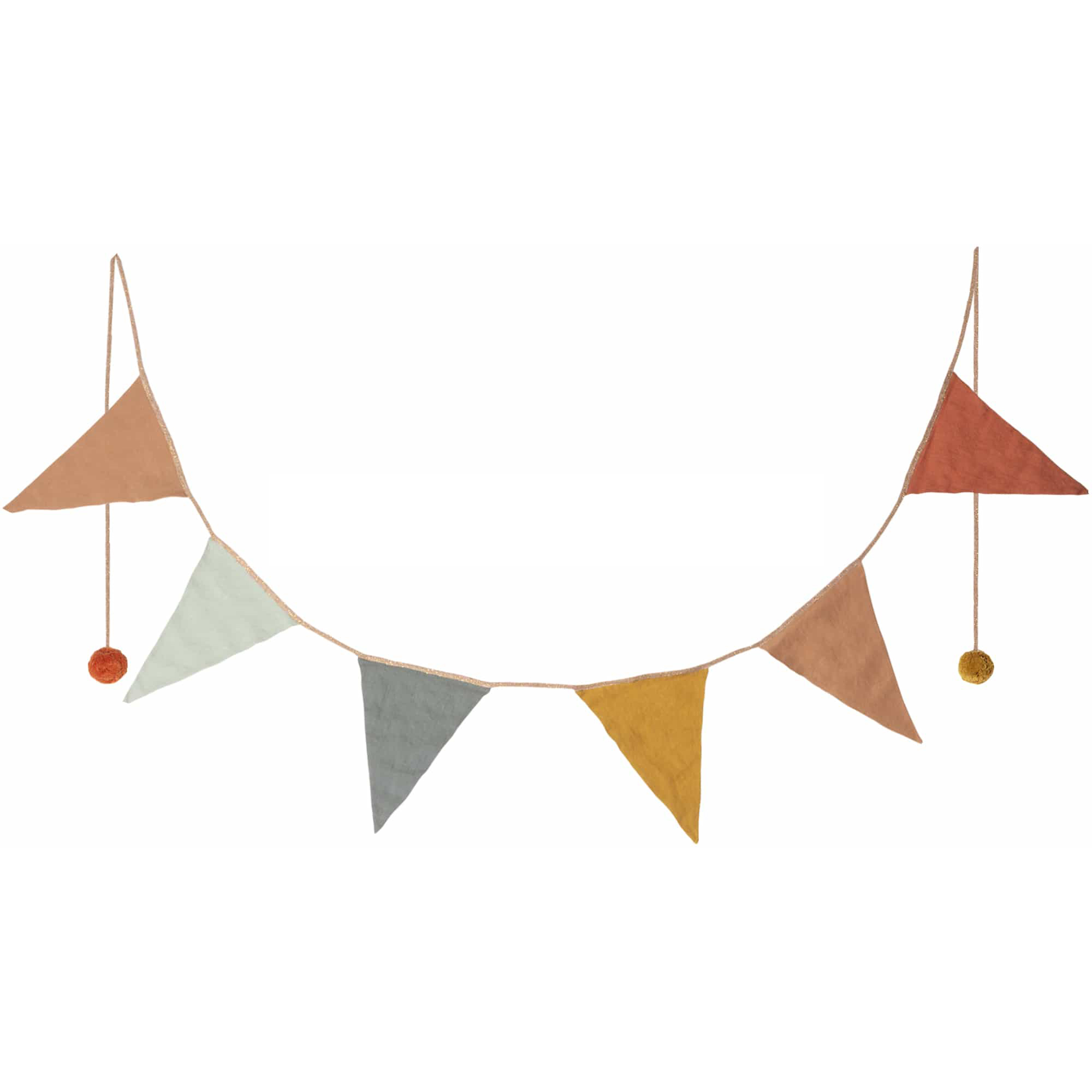 Гірлянда 3,5м із 6-ти прапорців 23см Maileg