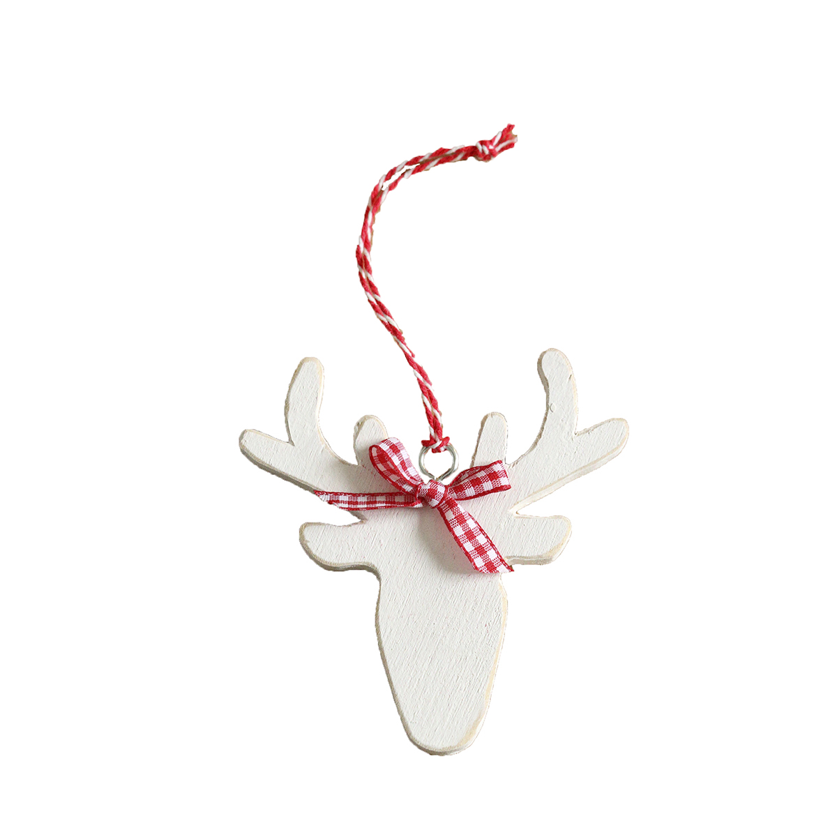 Підвіска ялинкова дерев'яна "Олень" 9см DreamWood