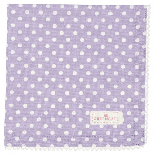 Серветка з мереживом 40х40см Spot Lavender GreenGate