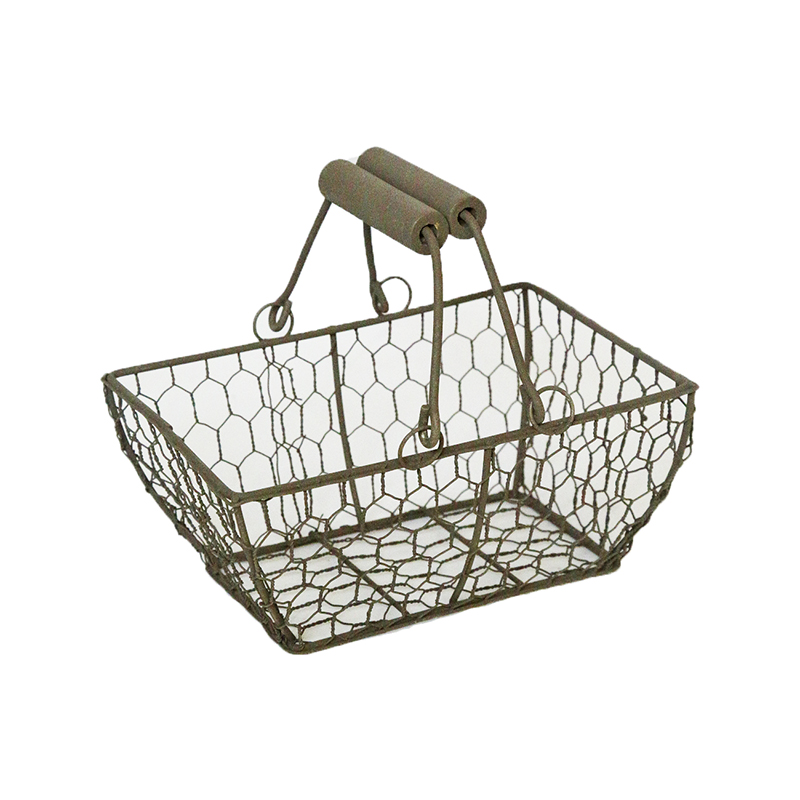 Корзинка металева прямокутна 25см Canea