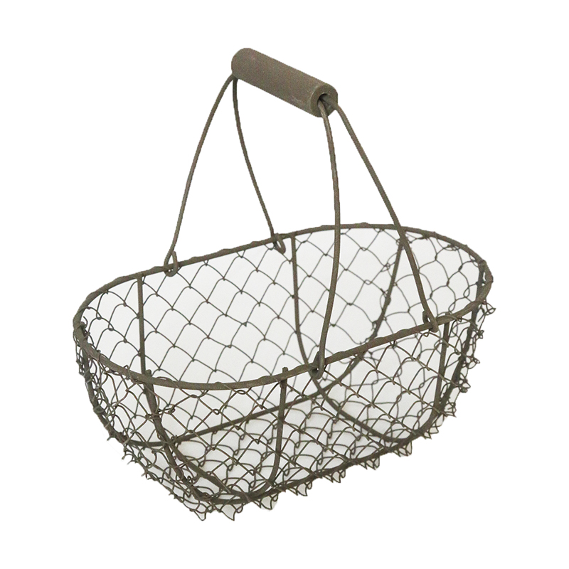 Корзинка металева овальна 26см Canea