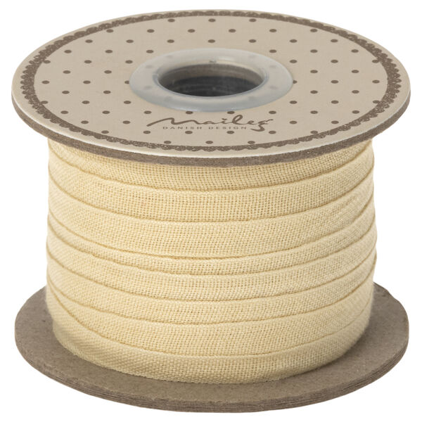 Стрічка декоративна жовта 6мм 25м Maileg