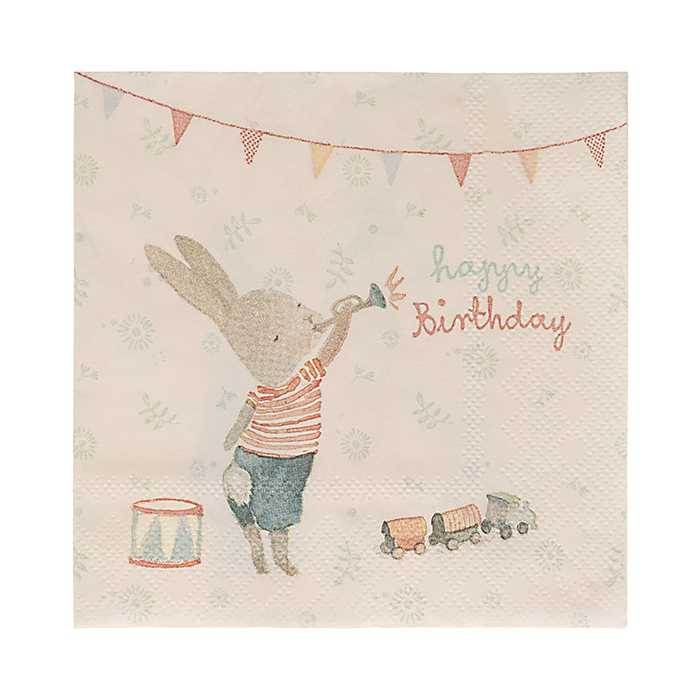 Серветки паперові 16шт 25х25см Happy Day Maileg