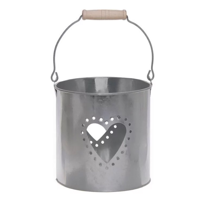 Відерце металеве 13см з сердечком Canea