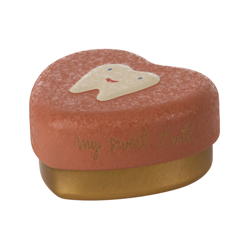 Шкатулка для першорго зубчика 5см рожева Maileg