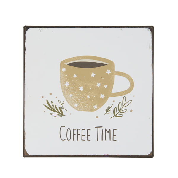 Табличка металева COFFEE TIME 20х20см Ib Laursen
