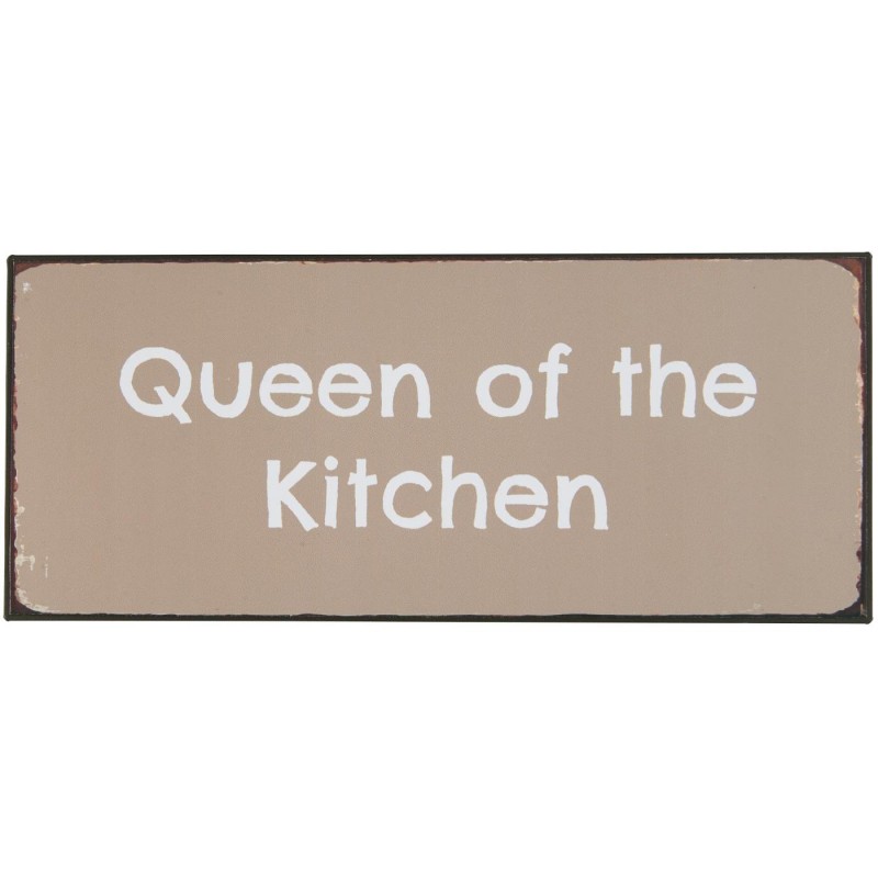 Табличка металева QUEEN OF THE KITCHEN 13х30см Ib Laursen