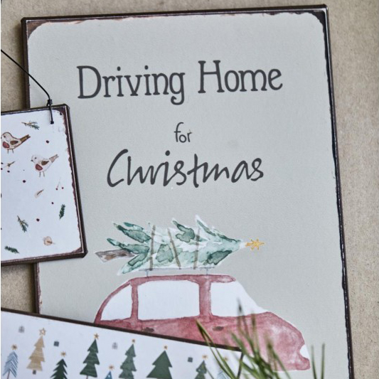 Табличка металева DRIVING HOME 14х20см Ib Laursen