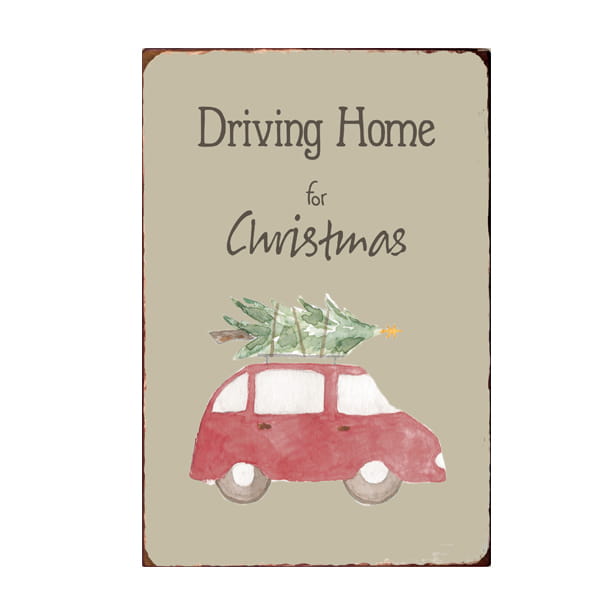 Табличка металева DRIVING HOME 14х20см Ib Laursen