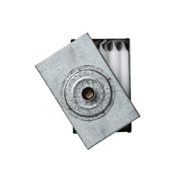 Підсвічник-шкатулка оцинкована 11см для тонкої свічки 1см Affari of Sweden