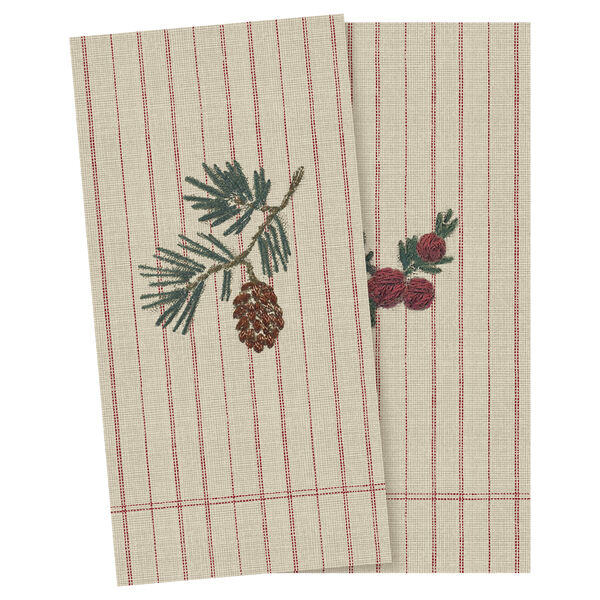 Серветки паперові маленькі 33х33см Brindille de Noel Maileg